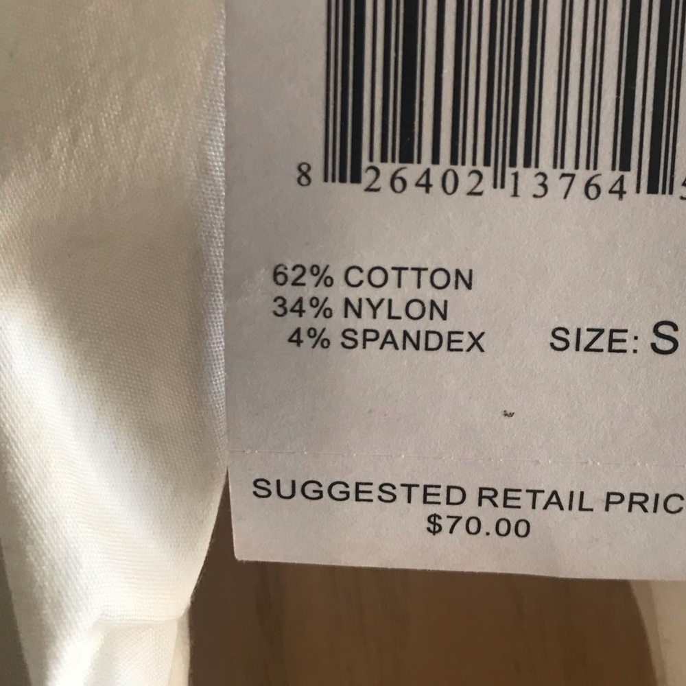 White off the shoulder button up shirt - Picture 7 of 7